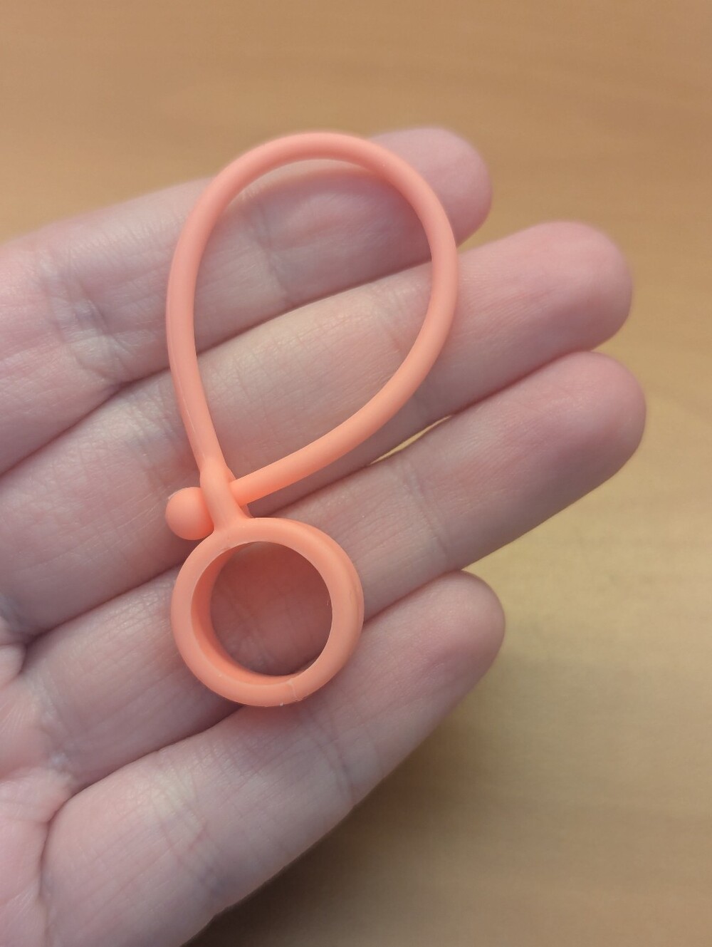 2 For $5 Item: Peachy Silicone Chapstick Holder New!